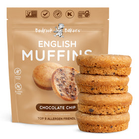 Chocolate Chip Allergen Friendly English Muffins 4/Pack