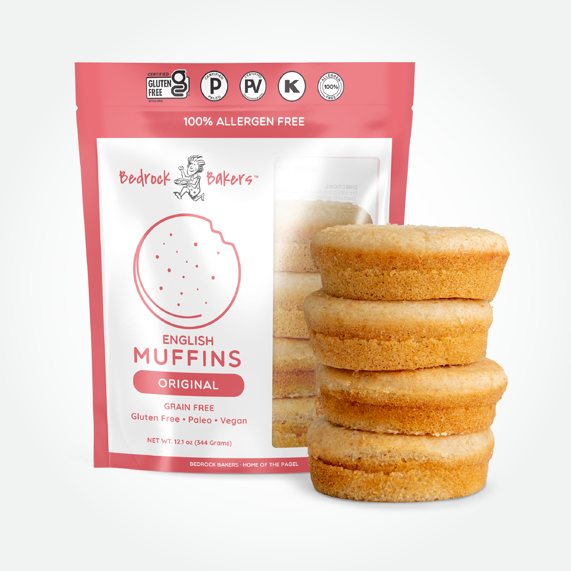 Original Allergen Friendly English Muffins 4/Pack