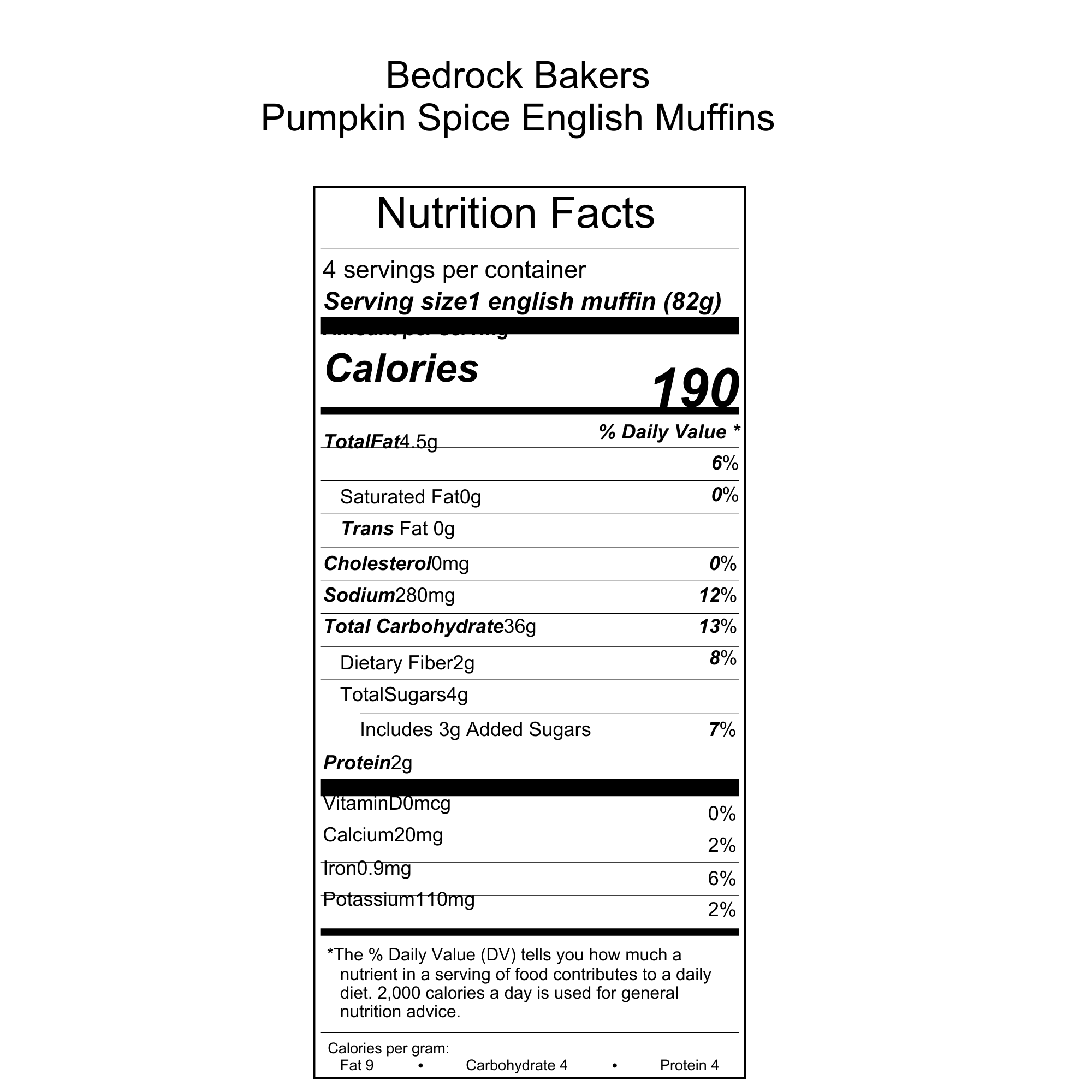 Pumpkin Spice English Muffin *LIMITED EDITION* - Image 4